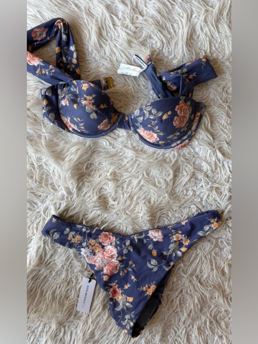 Weworewhat Picot Delilah Bikini Bottom And And Claudia Top Sm View 4